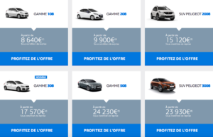 offres irrésistibles peugeot